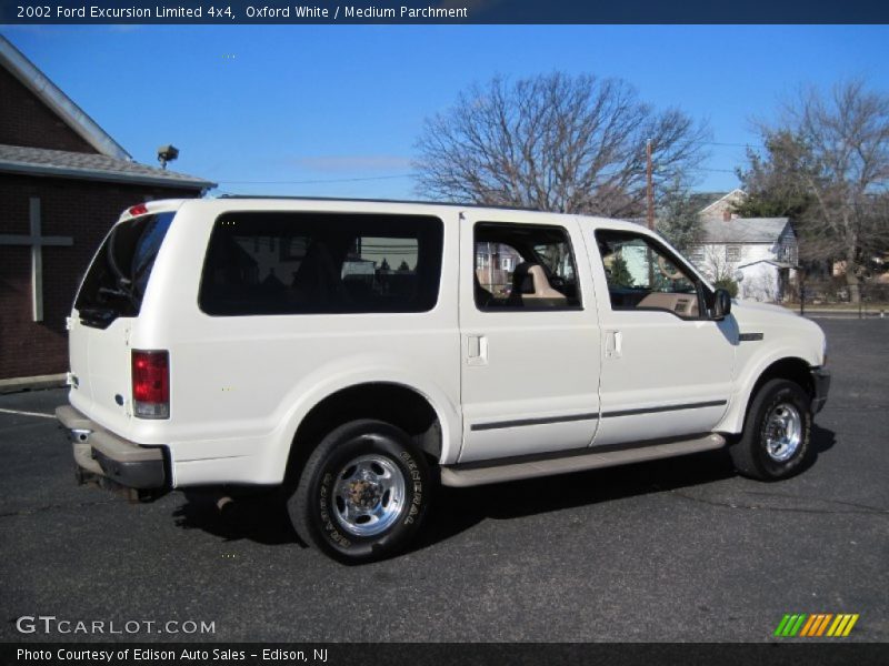 Oxford White / Medium Parchment 2002 Ford Excursion Limited 4x4