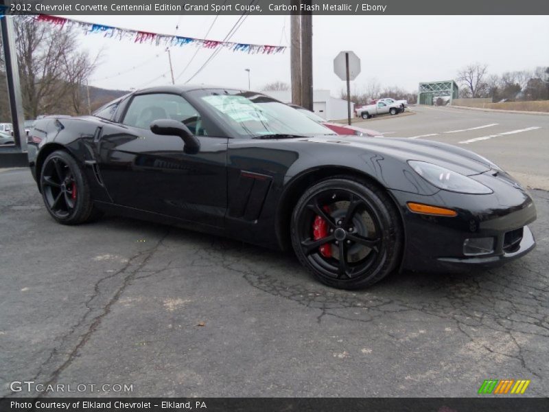 Carbon Flash Metallic / Ebony 2012 Chevrolet Corvette Centennial Edition Grand Sport Coupe