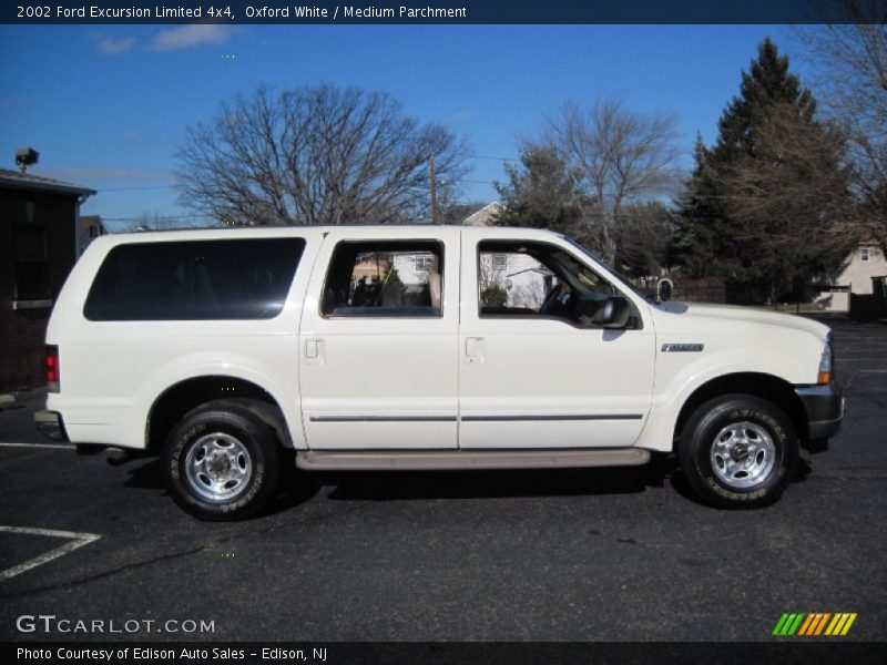 Oxford White / Medium Parchment 2002 Ford Excursion Limited 4x4
