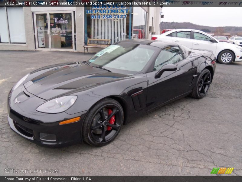 Carbon Flash Metallic / Ebony 2012 Chevrolet Corvette Centennial Edition Grand Sport Coupe