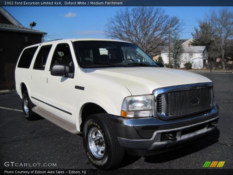 Oxford White / Medium Parchment 2002 Ford Excursion Limited 4x4