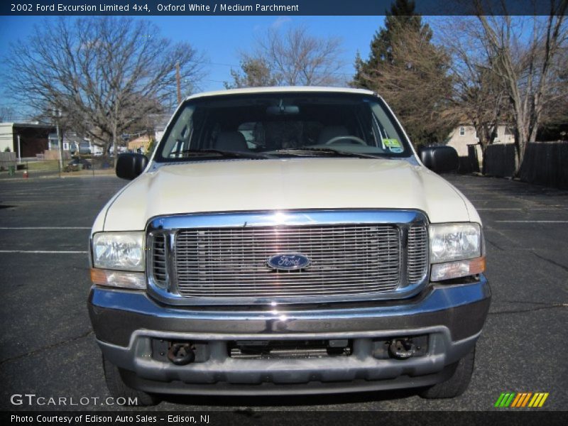 Oxford White / Medium Parchment 2002 Ford Excursion Limited 4x4
