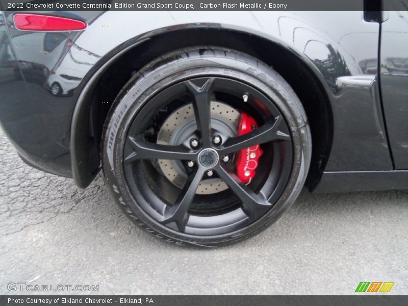  2012 Corvette Centennial Edition Grand Sport Coupe Wheel