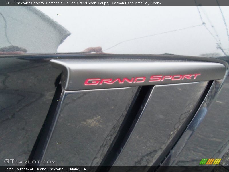  2012 Corvette Centennial Edition Grand Sport Coupe Logo
