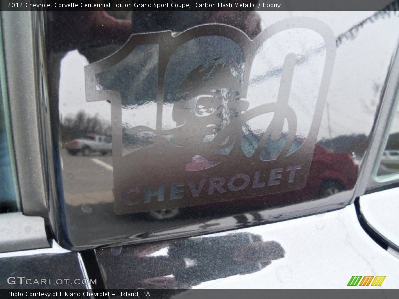  2012 Corvette Centennial Edition Grand Sport Coupe Logo