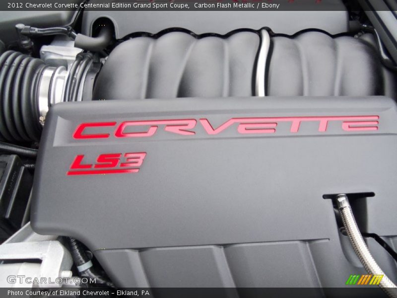  2012 Corvette Centennial Edition Grand Sport Coupe Engine - 6.2 Liter OHV 16-Valve LS3 V8