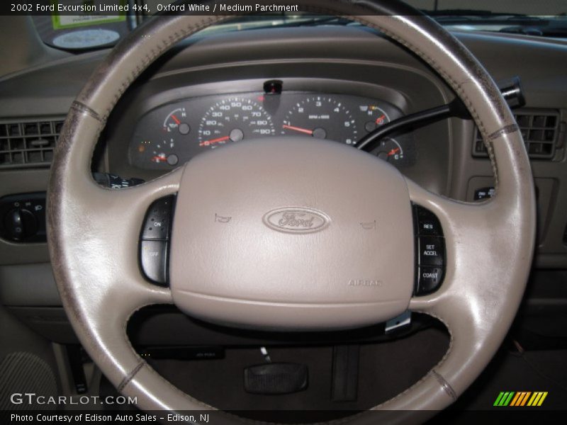 Oxford White / Medium Parchment 2002 Ford Excursion Limited 4x4