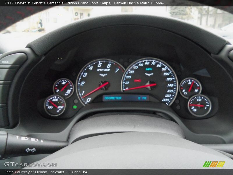  2012 Corvette Centennial Edition Grand Sport Coupe Centennial Edition Grand Sport Coupe Gauges
