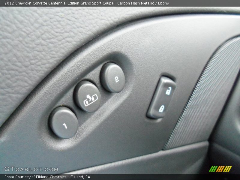 Controls of 2012 Corvette Centennial Edition Grand Sport Coupe