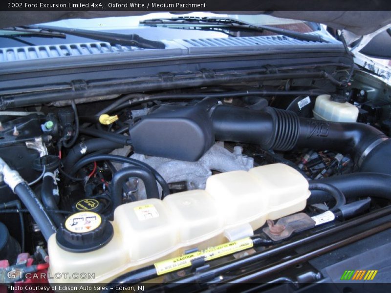 Oxford White / Medium Parchment 2002 Ford Excursion Limited 4x4