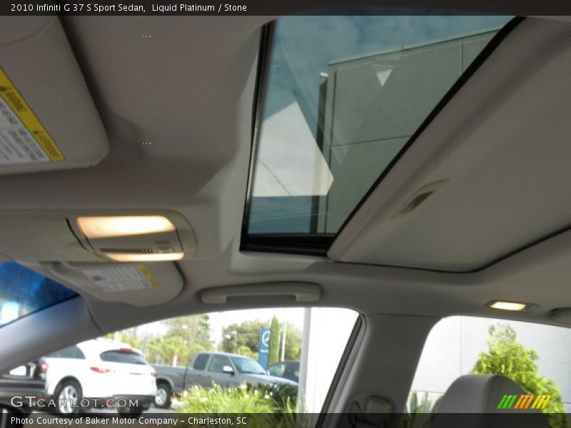 Liquid Platinum / Stone 2010 Infiniti G 37 S Sport Sedan