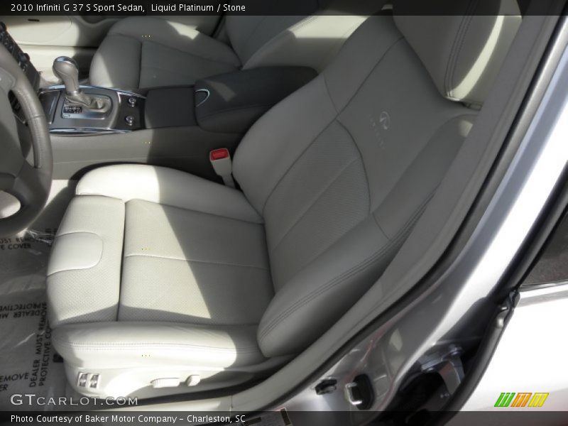 Liquid Platinum / Stone 2010 Infiniti G 37 S Sport Sedan