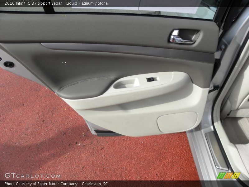 Liquid Platinum / Stone 2010 Infiniti G 37 S Sport Sedan