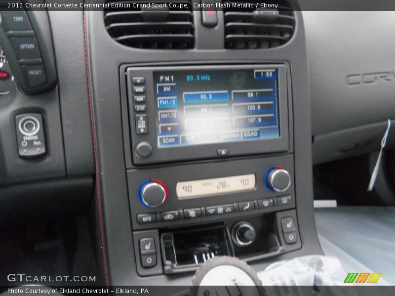 Carbon Flash Metallic / Ebony 2012 Chevrolet Corvette Centennial Edition Grand Sport Coupe