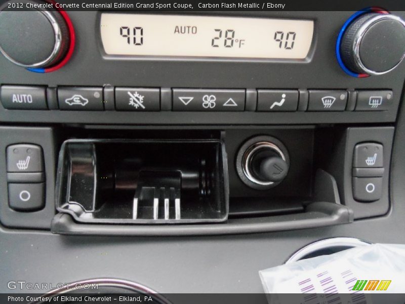Controls of 2012 Corvette Centennial Edition Grand Sport Coupe