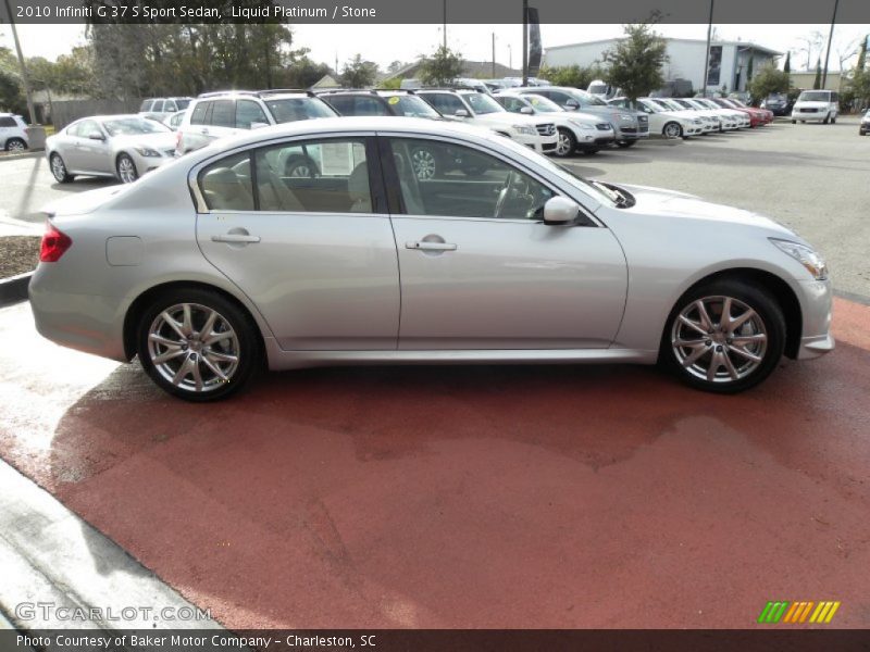 Liquid Platinum / Stone 2010 Infiniti G 37 S Sport Sedan