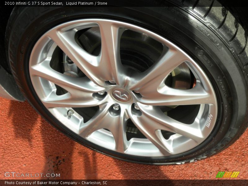 Liquid Platinum / Stone 2010 Infiniti G 37 S Sport Sedan