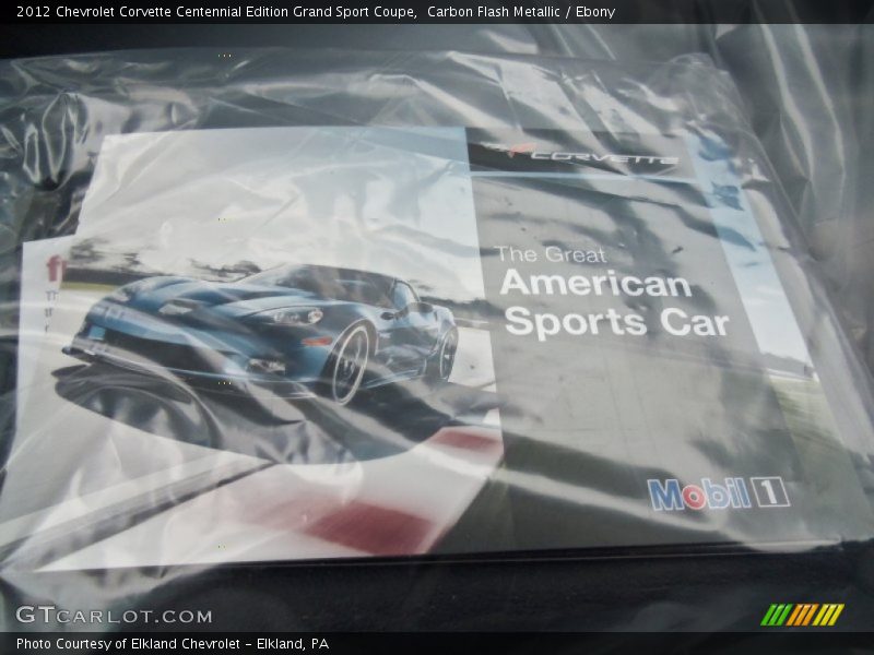 Carbon Flash Metallic / Ebony 2012 Chevrolet Corvette Centennial Edition Grand Sport Coupe