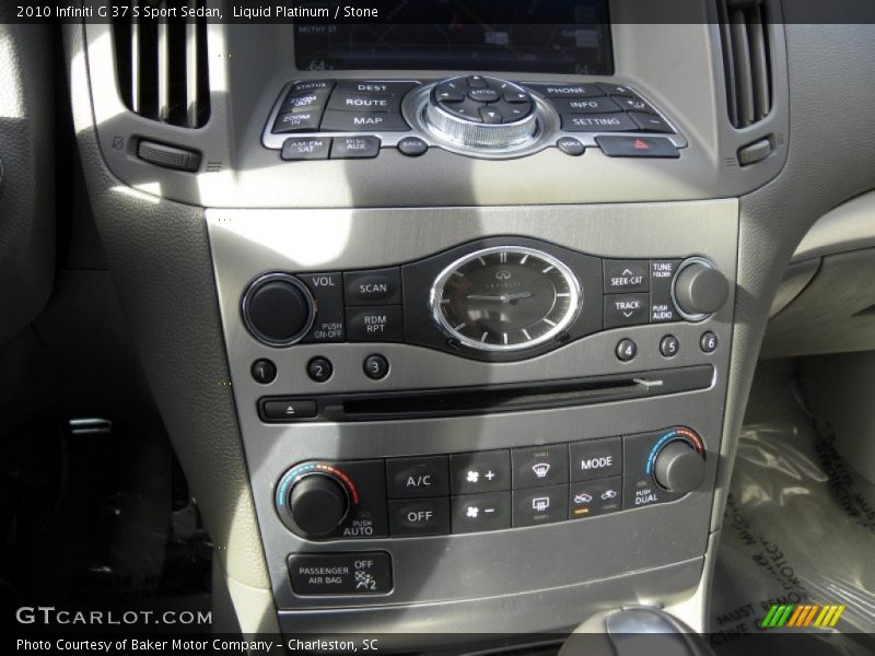 Liquid Platinum / Stone 2010 Infiniti G 37 S Sport Sedan
