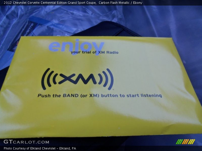 Carbon Flash Metallic / Ebony 2012 Chevrolet Corvette Centennial Edition Grand Sport Coupe