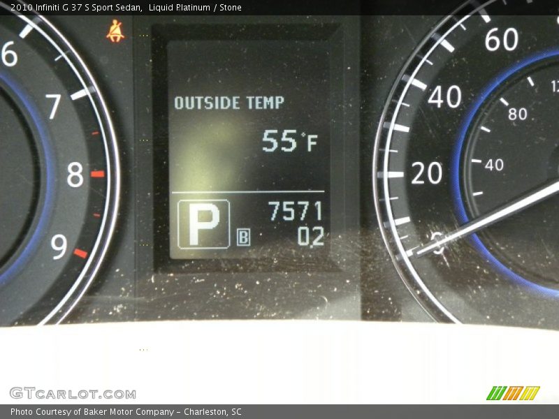 Liquid Platinum / Stone 2010 Infiniti G 37 S Sport Sedan