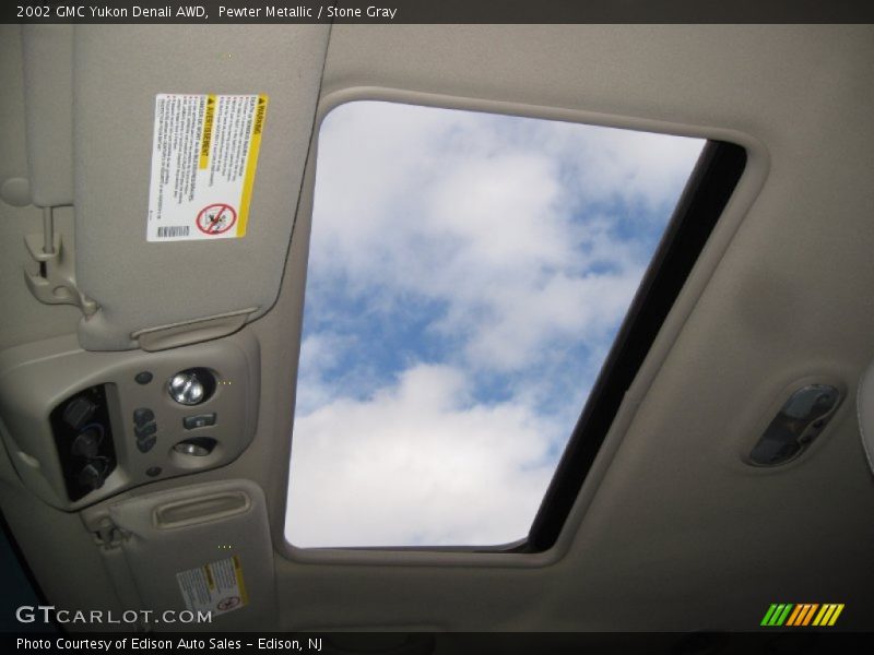 Pewter Metallic / Stone Gray 2002 GMC Yukon Denali AWD