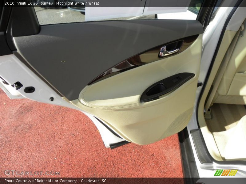 Moonlight White / Wheat 2010 Infiniti EX 35 Journey