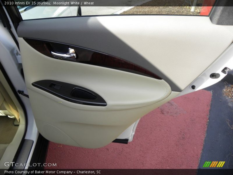 Moonlight White / Wheat 2010 Infiniti EX 35 Journey