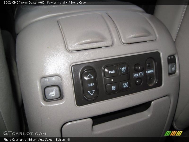 Pewter Metallic / Stone Gray 2002 GMC Yukon Denali AWD