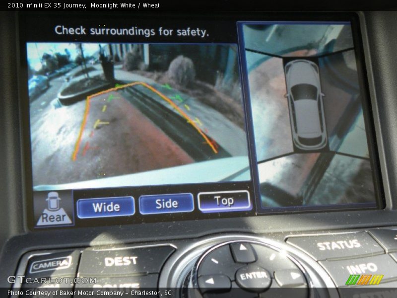 Moonlight White / Wheat 2010 Infiniti EX 35 Journey