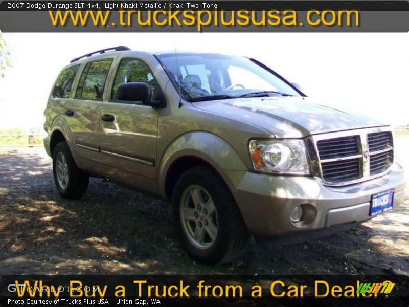 Light Khaki Metallic / Khaki Two-Tone 2007 Dodge Durango SLT 4x4