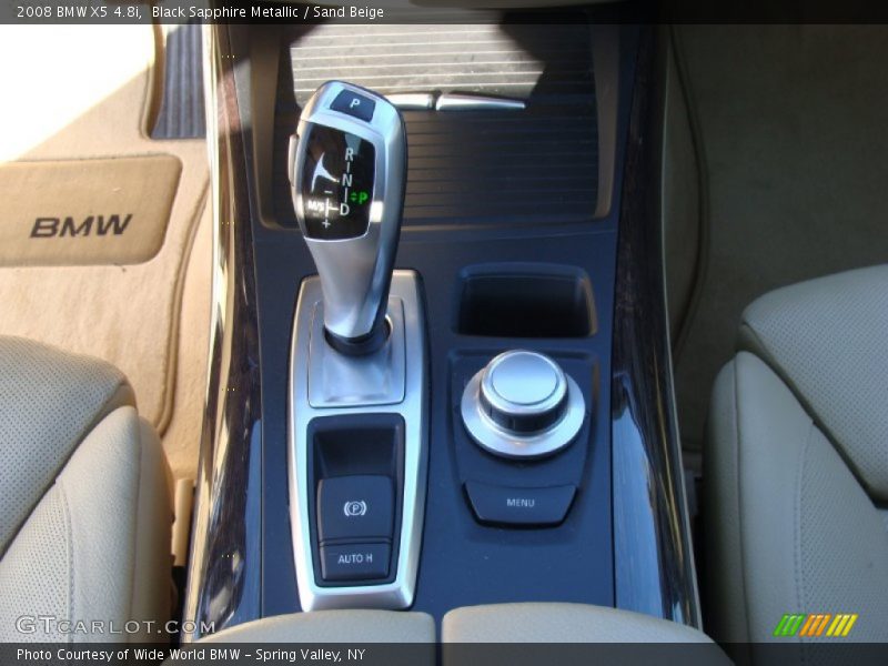 Black Sapphire Metallic / Sand Beige 2008 BMW X5 4.8i