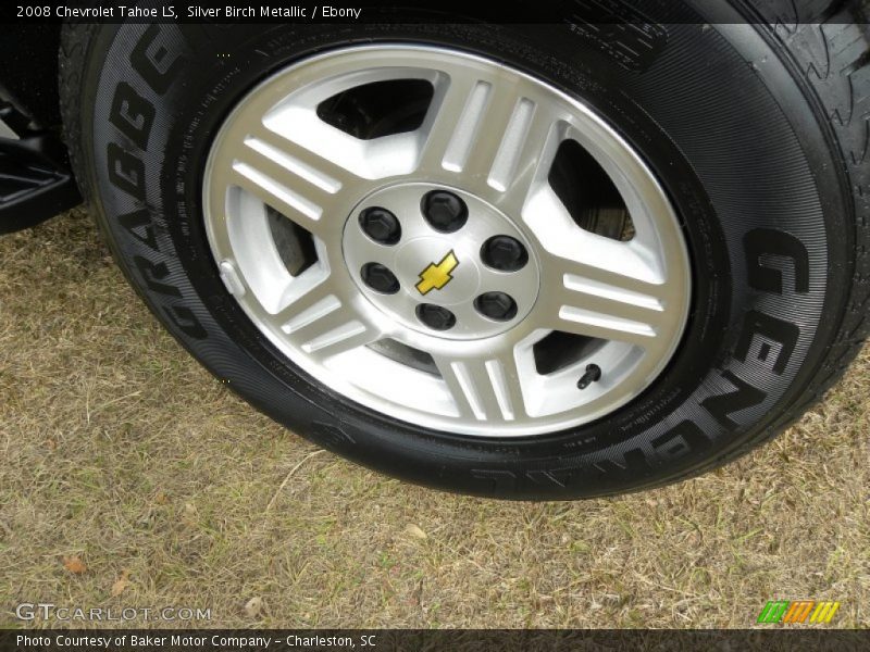 Silver Birch Metallic / Ebony 2008 Chevrolet Tahoe LS