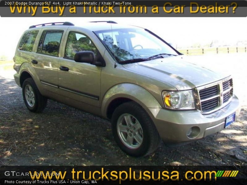 Light Khaki Metallic / Khaki Two-Tone 2007 Dodge Durango SLT 4x4