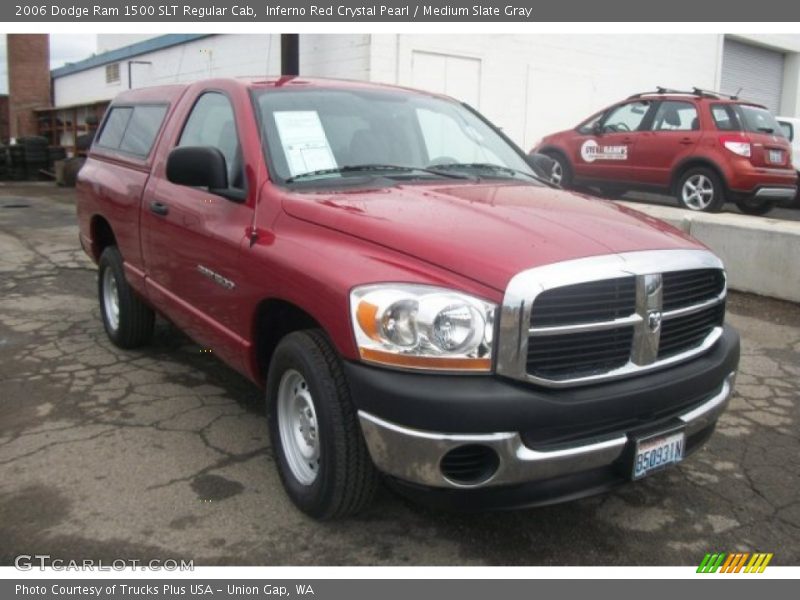 Inferno Red Crystal Pearl / Medium Slate Gray 2006 Dodge Ram 1500 SLT Regular Cab