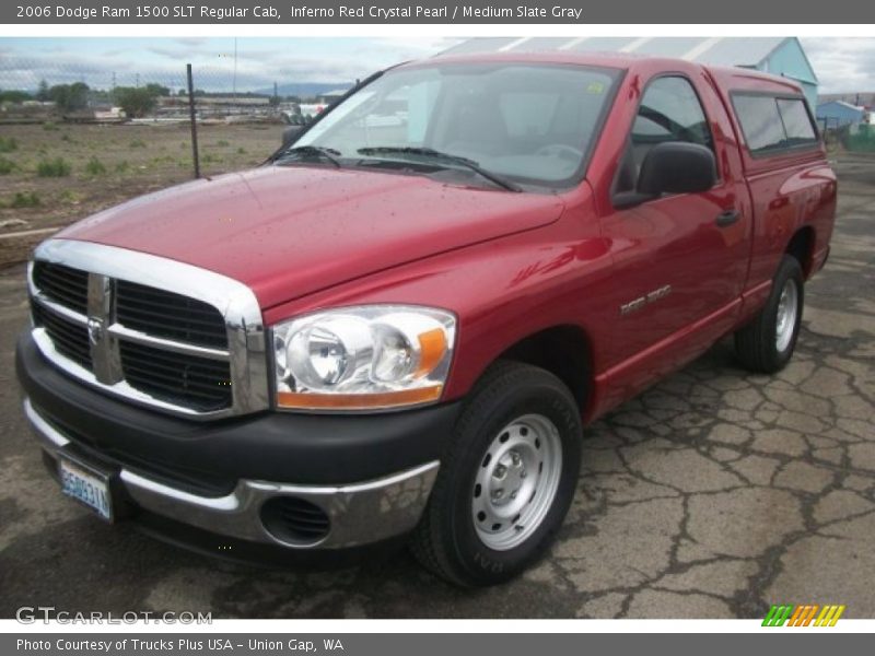 Inferno Red Crystal Pearl / Medium Slate Gray 2006 Dodge Ram 1500 SLT Regular Cab