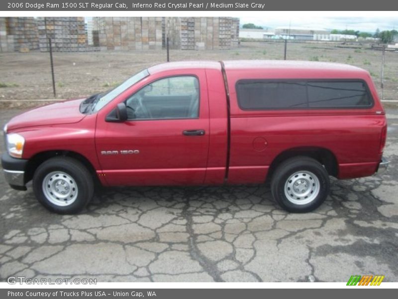  2006 Ram 1500 SLT Regular Cab Inferno Red Crystal Pearl