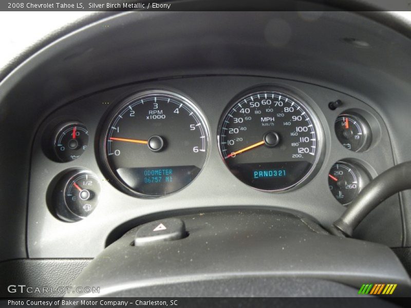 Silver Birch Metallic / Ebony 2008 Chevrolet Tahoe LS