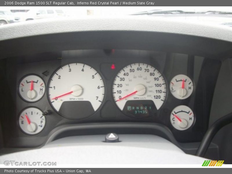 Inferno Red Crystal Pearl / Medium Slate Gray 2006 Dodge Ram 1500 SLT Regular Cab