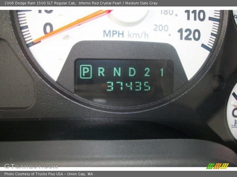 Inferno Red Crystal Pearl / Medium Slate Gray 2006 Dodge Ram 1500 SLT Regular Cab
