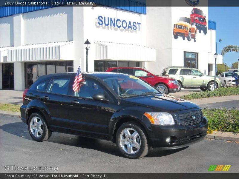 Black / Pastel Slate Gray 2007 Dodge Caliber SXT