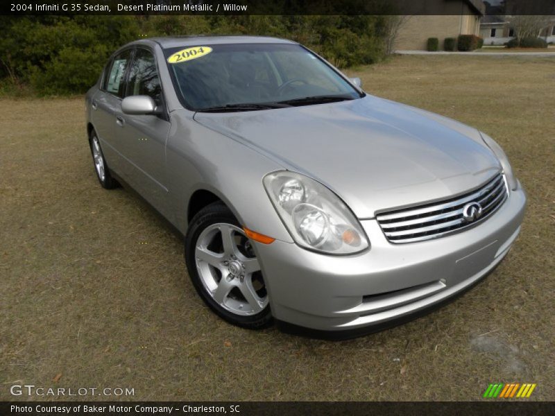 Desert Platinum Metallic / Willow 2004 Infiniti G 35 Sedan