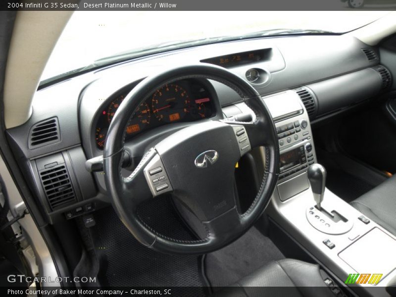Desert Platinum Metallic / Willow 2004 Infiniti G 35 Sedan