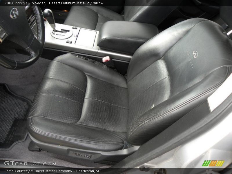 Desert Platinum Metallic / Willow 2004 Infiniti G 35 Sedan