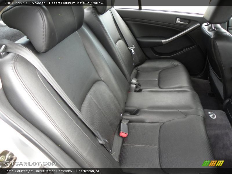 Desert Platinum Metallic / Willow 2004 Infiniti G 35 Sedan