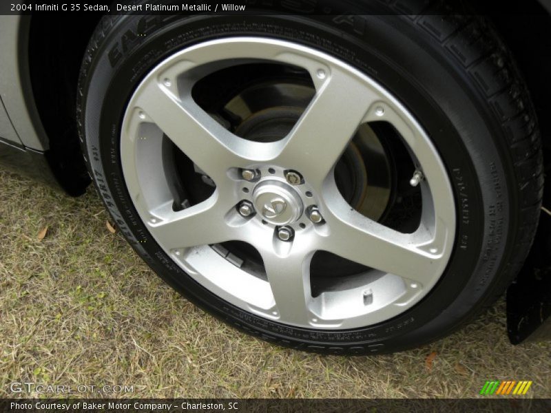 Desert Platinum Metallic / Willow 2004 Infiniti G 35 Sedan