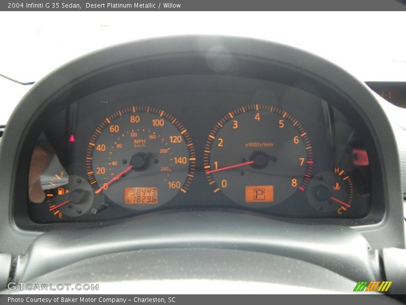 Desert Platinum Metallic / Willow 2004 Infiniti G 35 Sedan