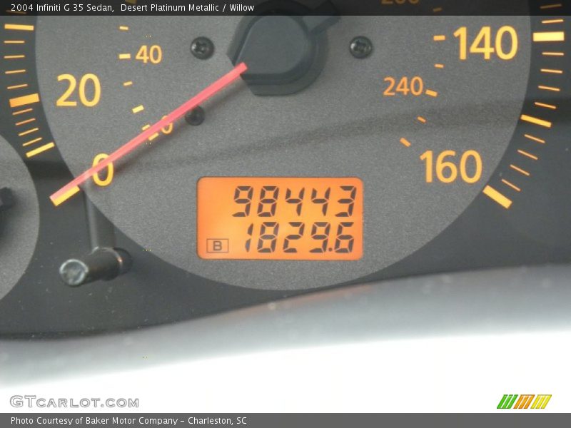Desert Platinum Metallic / Willow 2004 Infiniti G 35 Sedan