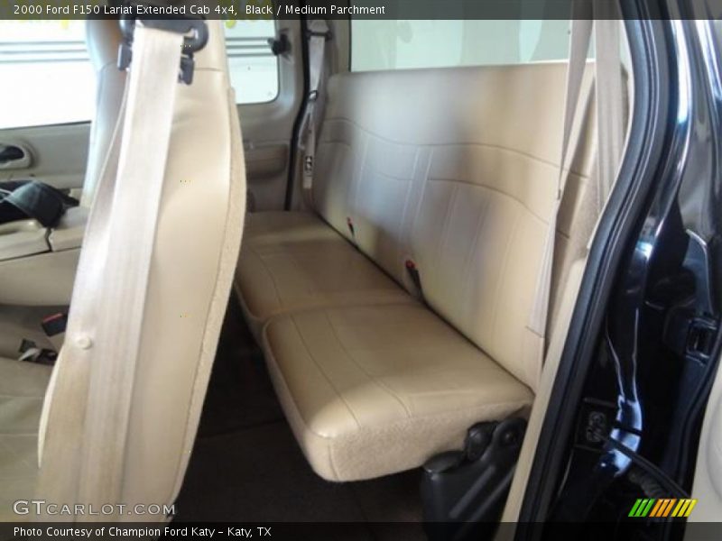 Black / Medium Parchment 2000 Ford F150 Lariat Extended Cab 4x4