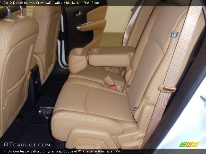  2012 Journey Crew AWD Black/Light Frost Beige Interior